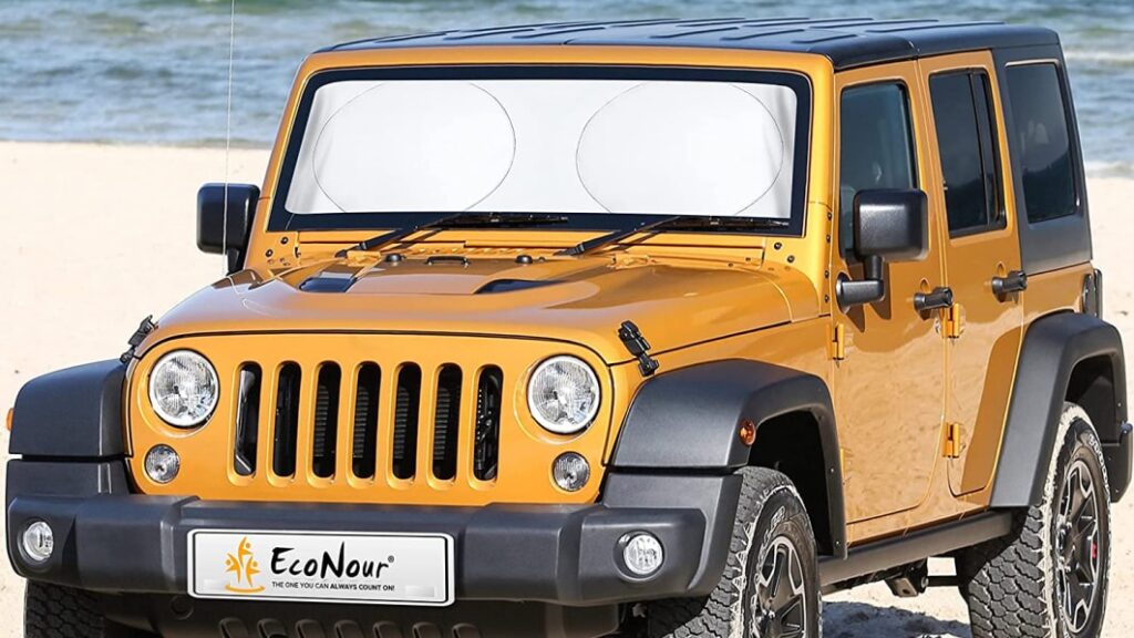 Keep your car interior cool with this 61% off EcoNour sun shade