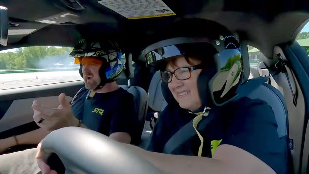 Watch Vaughn Gittin Jr. Take His Mom to Work for Mother's Day