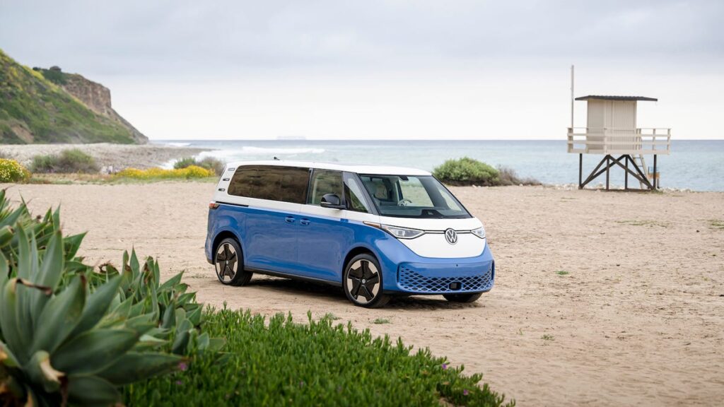 VW Debuts Its US-Spec ID Buzz EV Van With Three Rows Of Seats