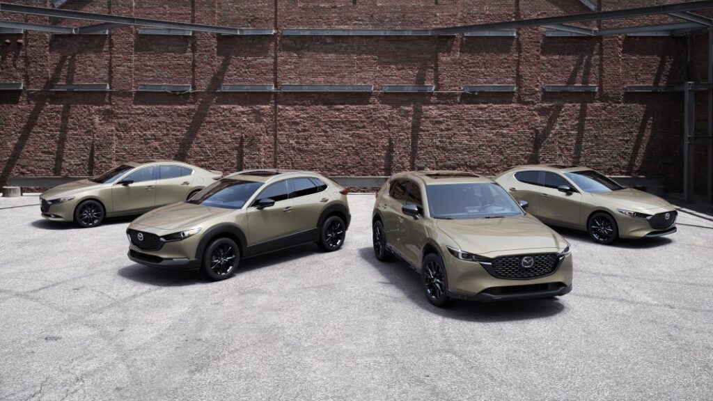 2024 Mazda3, CX-30, and CX-5 get distinctive Carbon Turbo edition