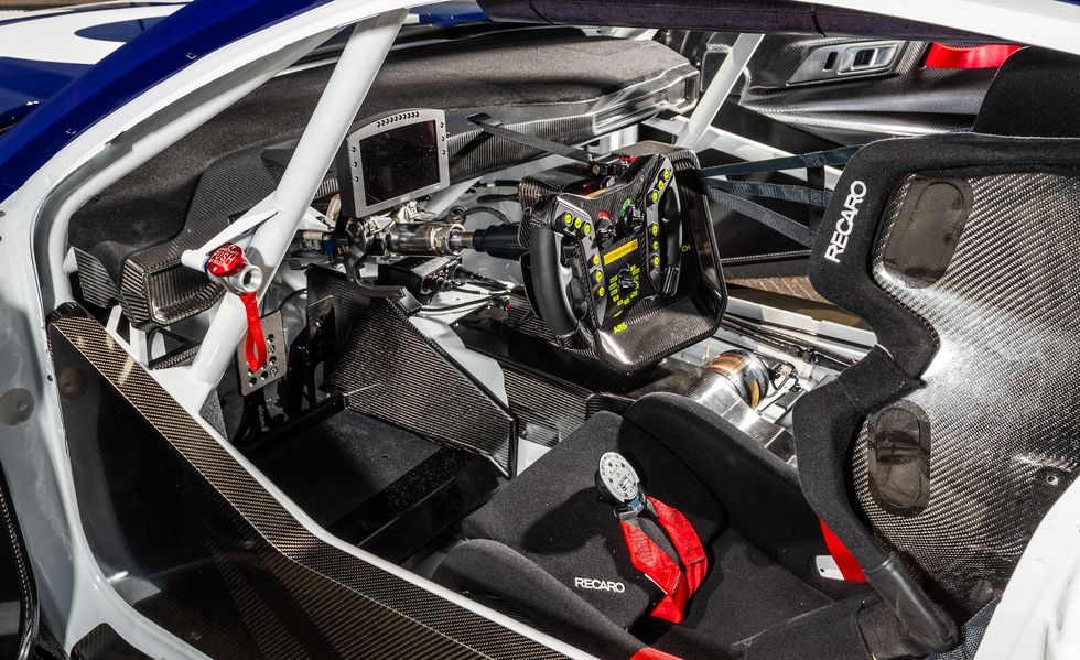 ford mustang gt3 race car interior