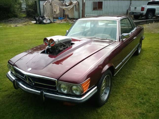 Image for article titled At $5,500, Is This Chevy-Powered 1973 Mercedes 450 SLC A Crazy Good Deal?