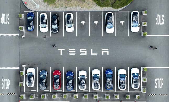 Image for article titled Tesla Still Tops The List Of Cars &#39;Made In America&#39;