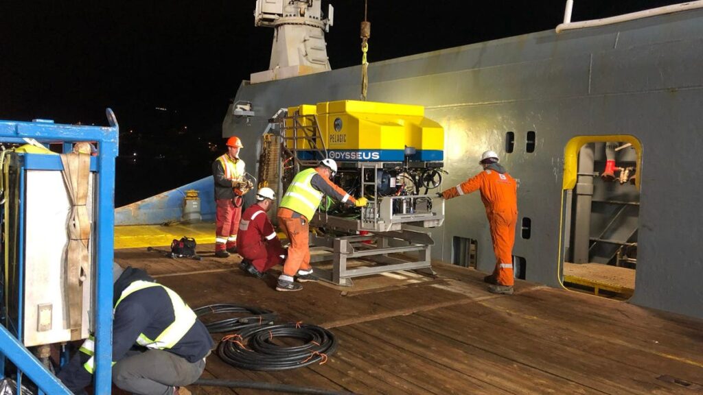 Photos Show Odysseus, Vessel Used In Titan Submersible Recovery Effort