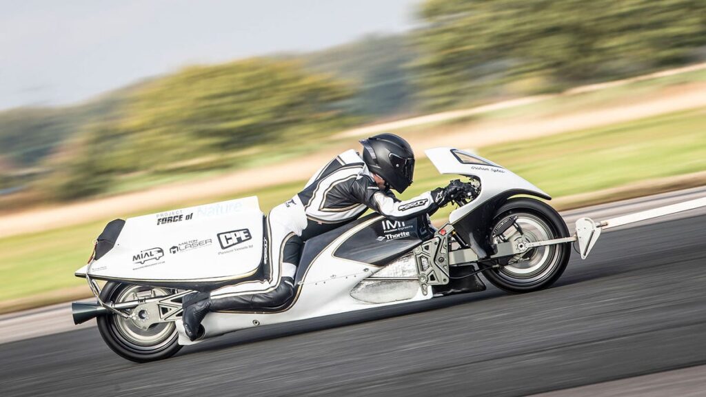 This Crazy Steam Bike Hit 180MPH And Was Designed In A Shed