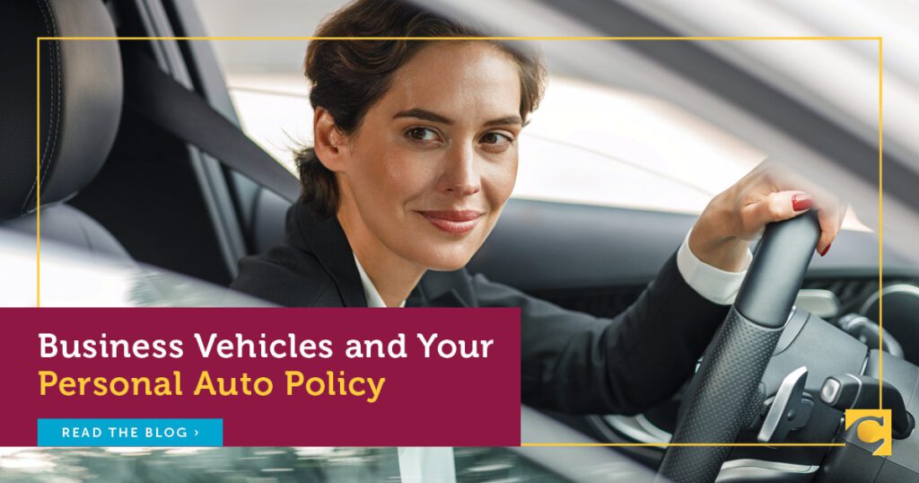 Business Vehicles and Your Personal Auto Policy