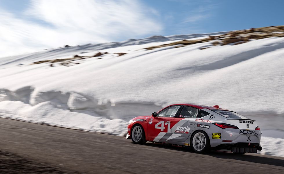 2023 acura integra pikes peak race car rear