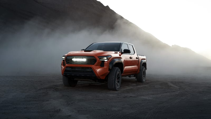 2024 Tacoma Toyota TRD Pro teased in a special 'Terra' orange color