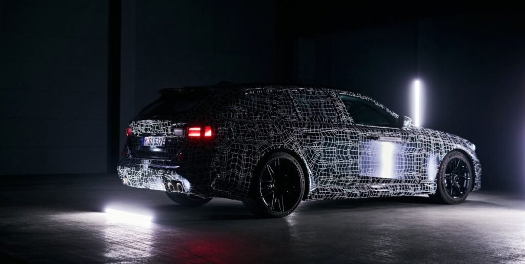 BMW Shows First Glimpse of M5 Wagon Hybrid that Could Pack 738 HP