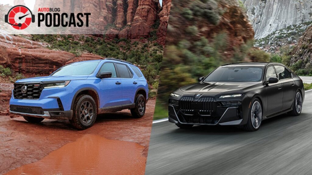 Driving the Honda Pilot TrailSport, Alfa Romeo Giulia and BMW 760i | Autoblog Podcast # 786