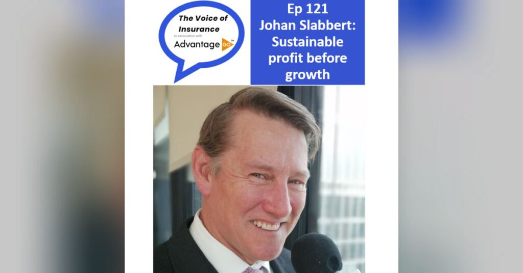 Ep 121 Johan Slabbert CEO MS Amlin: Sustainable profit before growth