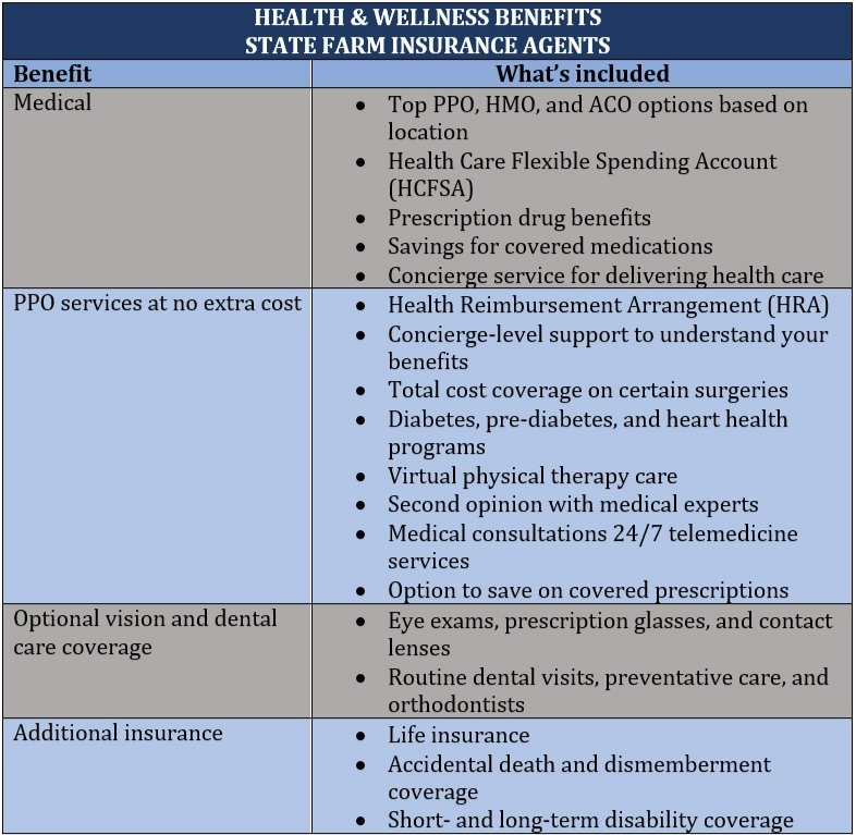 How much do State Farm agents make – health & wellness benefits 