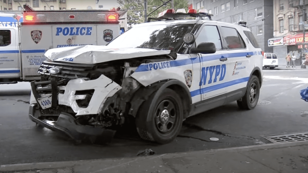 NYPD Officer Finds Out The Hard Way Why You're Not Supposed To Drive The Wrong Way On A One-Way