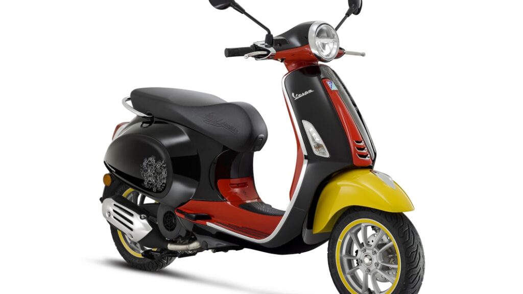 Vespa collaborates with Disney on Mickey Mouse-themed Primavera scooter