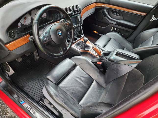 Image for article titled At $23,500, Does This Imola Red 2001 BMW M5 Look Ready To Rock?