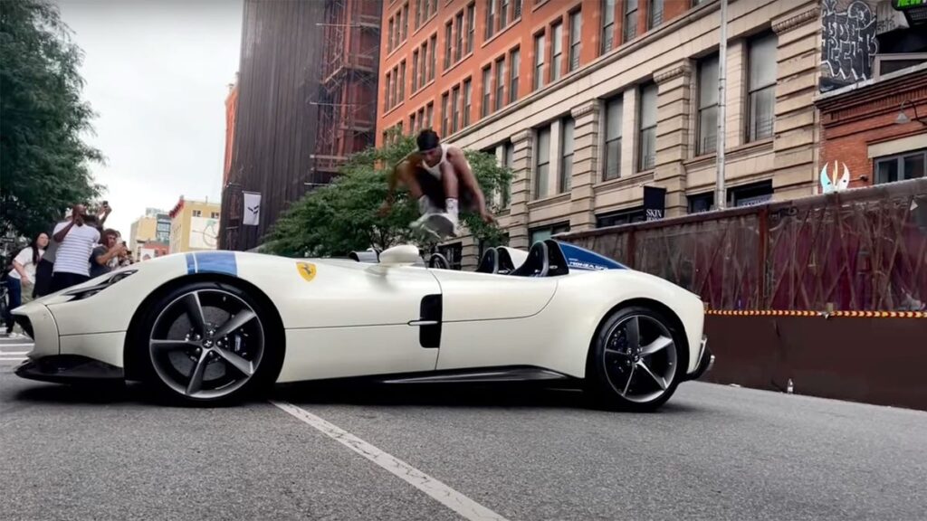 Watch Tyshawn Jones Ollie Over A $5M Ferrari Monza