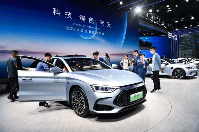 Image for article titled Chinese Automakers Want To Sell Cheap EVs In America