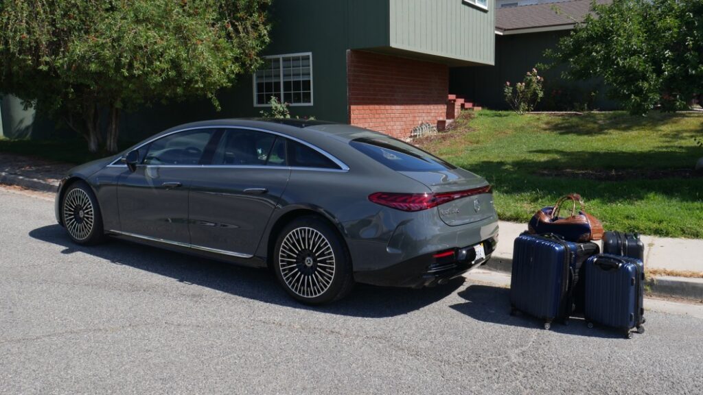 Mercedes-Benz EQS Sedan Luggage Test: How much trunk space?