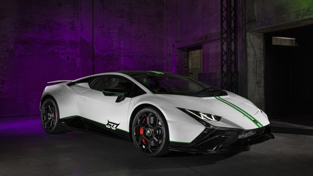 At Lamborghini, gasoline is going, going, gone