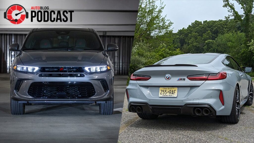 Driving the Dodge Hornet, BMW M8 and the Supra vs. Z Comparison Test | Autoblog Podcast # 789