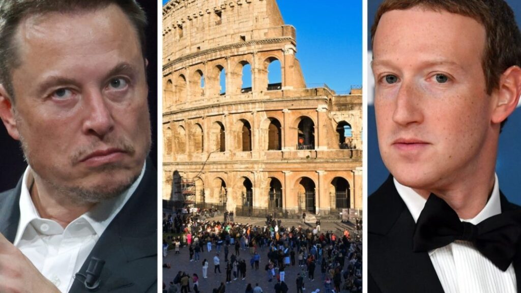 Elon Musk and Mark Zuckerberg's fight gets even stranger: Hold it in the Colosseum?