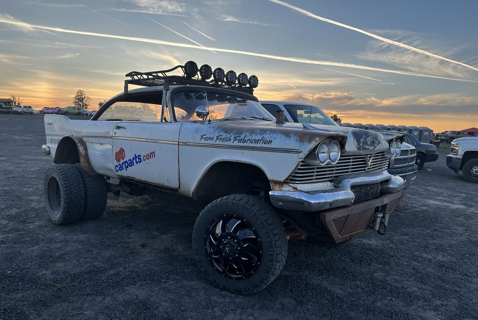 1958 plymouth on truck chassis