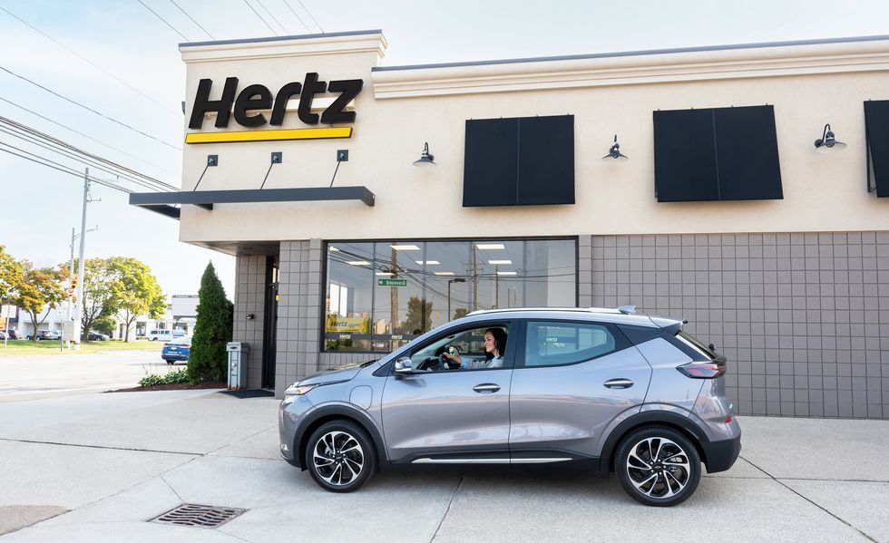 hertz ev rentals chevrolet bolt ev