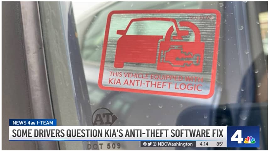 Some Kia owners question anti-theft software fix after cars were stolen following upgrade