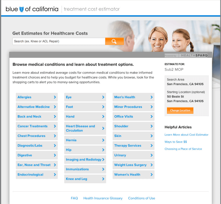 Transparency in Coverage – price information accessible to the public