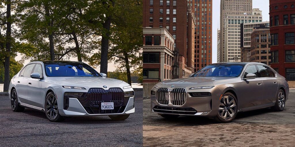 7 vs. 7: 2023 BMW 760i xDrive vs 2023 BMW i7 xDrive60