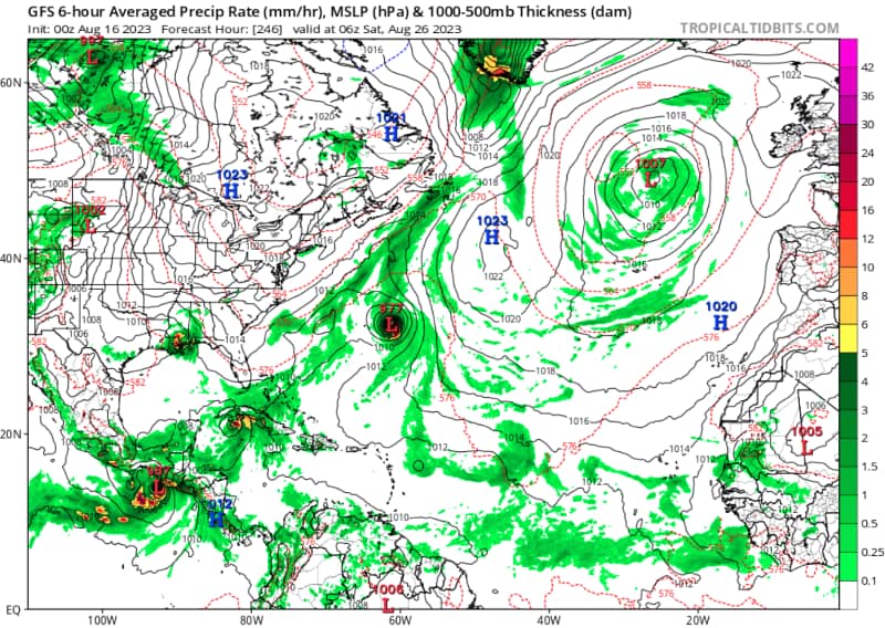 gfs-sat-26-aug-hurricane-bermuda