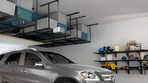 Organize your garage with this overhead storage rack, 39% off today at Amazon