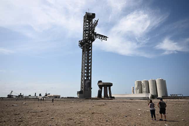 Image for article titled The SpaceX Starship Explosion Blew A Hole In The Ground And Burned Part Of A Texas State Park