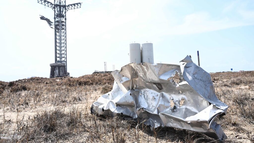 The SpaceX Starship Explosion Blew A Hole In The Ground And Burned Part Of A Texas State Park