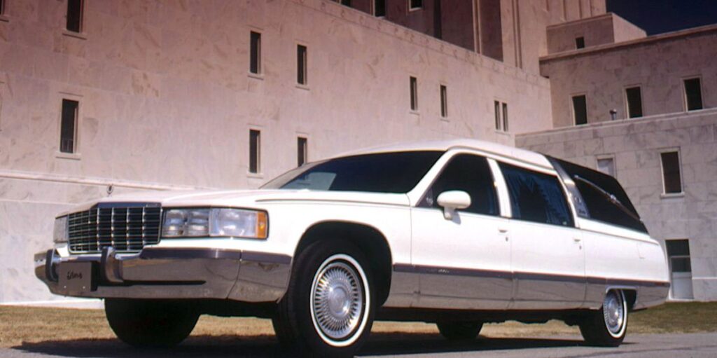 1994 Superior Crown Sovereign Cadillac Hearse Is Dead-Serious Transportation