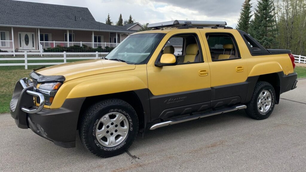 2002 Chevrolet Avalanche Base Camp concept pops up on Cars & Bids