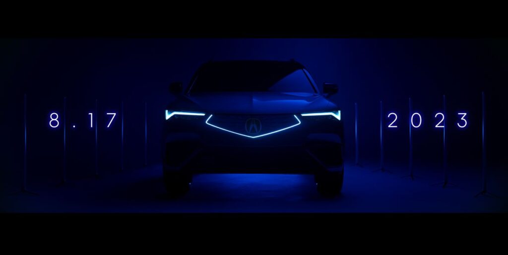 2024 Acura ZDX Electric SUV Teased ahead of Monterey Car Week Debut