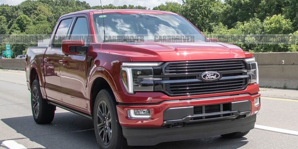 2024 Ford F-150 Refresh Spied before Detroit Auto Show Reveal