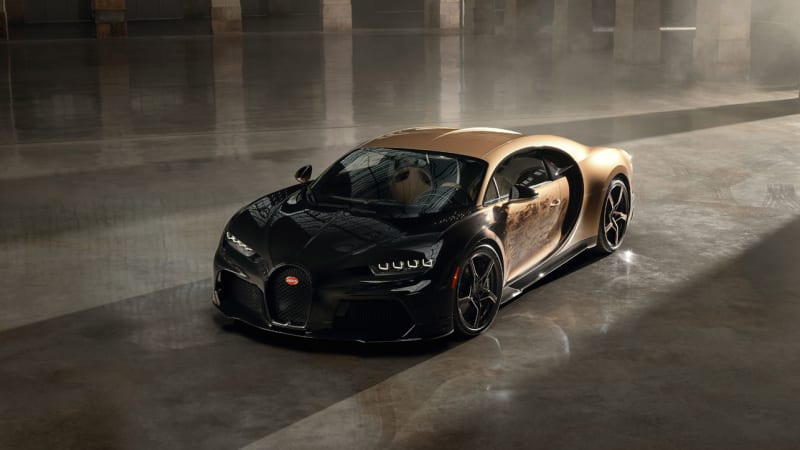 One-off Bugatti Chiron Super Sport Golden Era features hand-drawn sketches