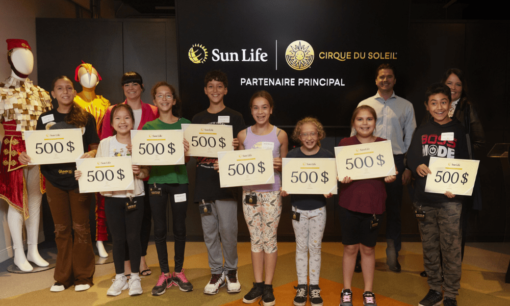 Sun Life teams up with Cirque du Soleil