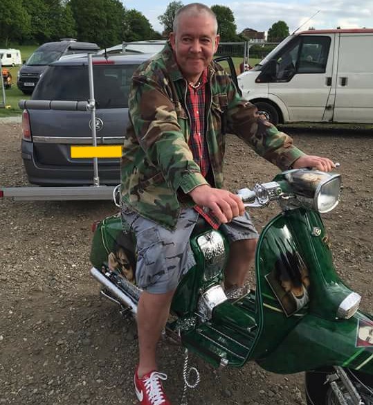 Jeremy Howlett Dazzle Lambretta custom scooter