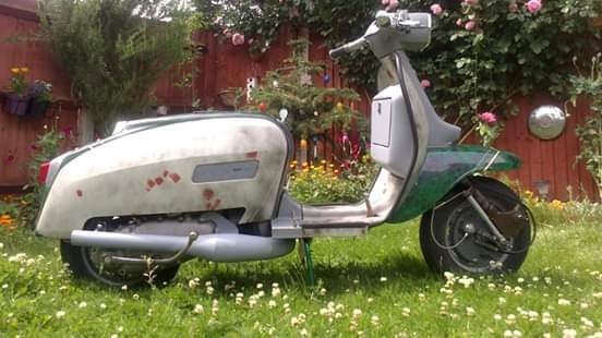 Lambretta restoration Dazzle