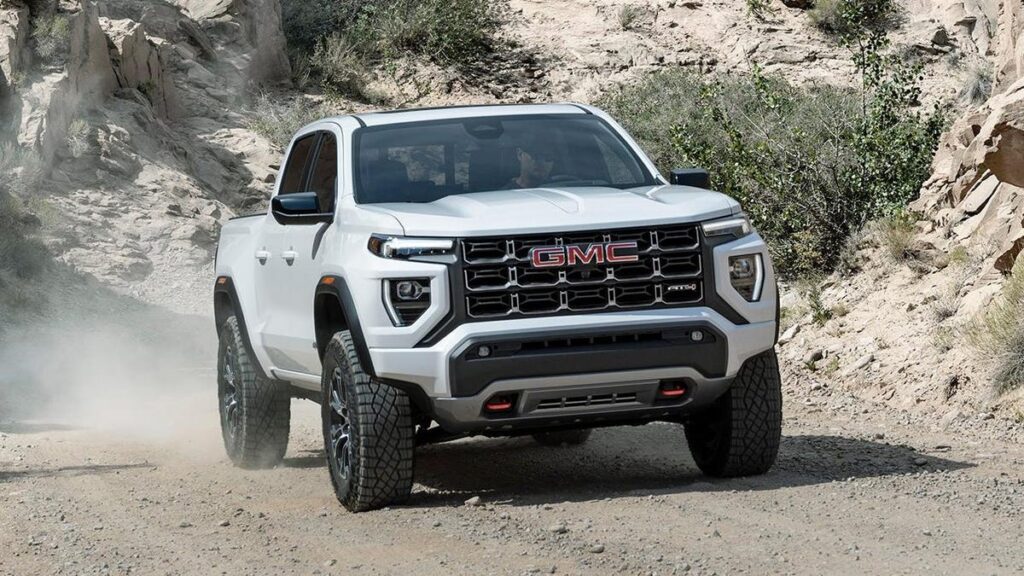 Someone Got A New GMC Canyon AT4 Stuck On A Colorado Hiking Trail