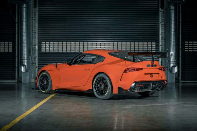 Image for article titled The Toyota GR Supra GT4 100 Edition Is A Track Only Supra