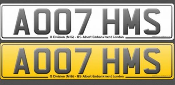 Personalised number plates