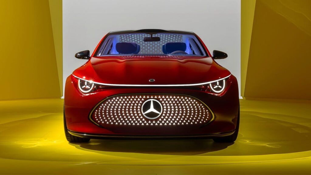 Mercedes Thinks CLA Concept's DRLs Will Be The Electric Equivalent Of A Cool Exhaust