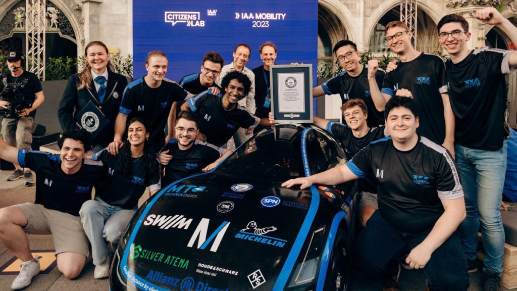 Record For Longest-Range EV Set By German University Students