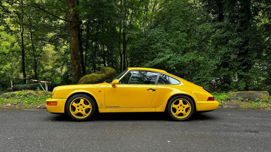 This 1992 Porsche Carrera 2 Coupe Clubsport Prototype Is Exactly As Yellow As It Needs To Be