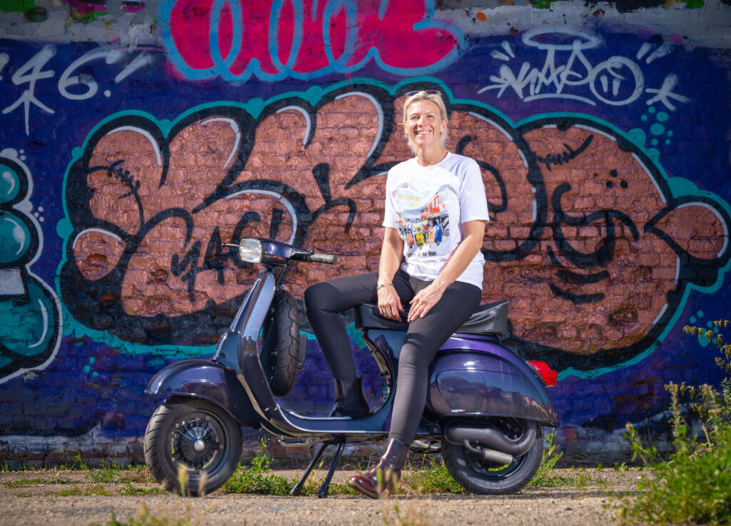 Joanna Daines Vespa 50 Special