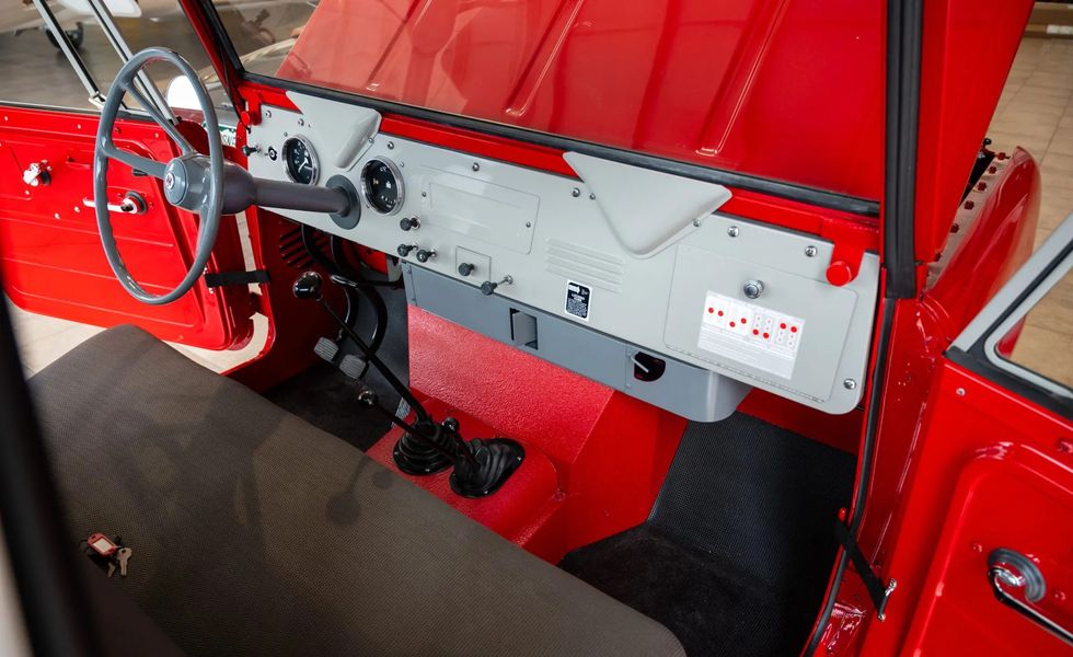 1964 international harvester scout pickup interior dash